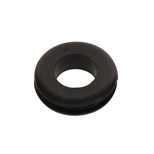 1/4" I.D. Grooved Rubber Grommet For 3/8" Hole