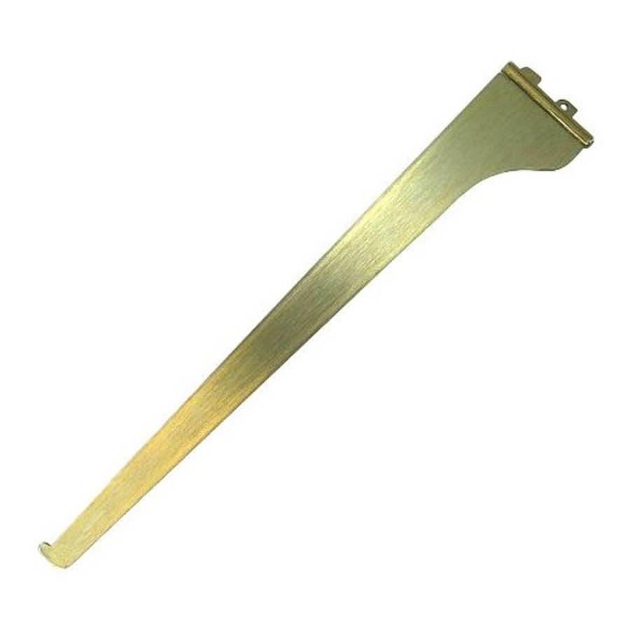 14" Brass Shelf Bracket