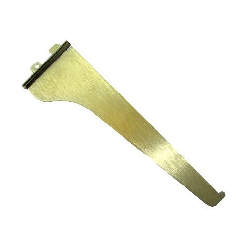 8" Brass Shelf Bracket