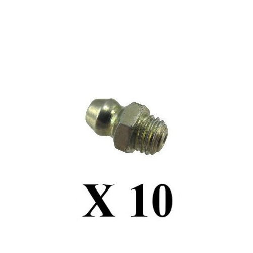 1/4"-28 Standard Grease Fittings (Pack of 10)
