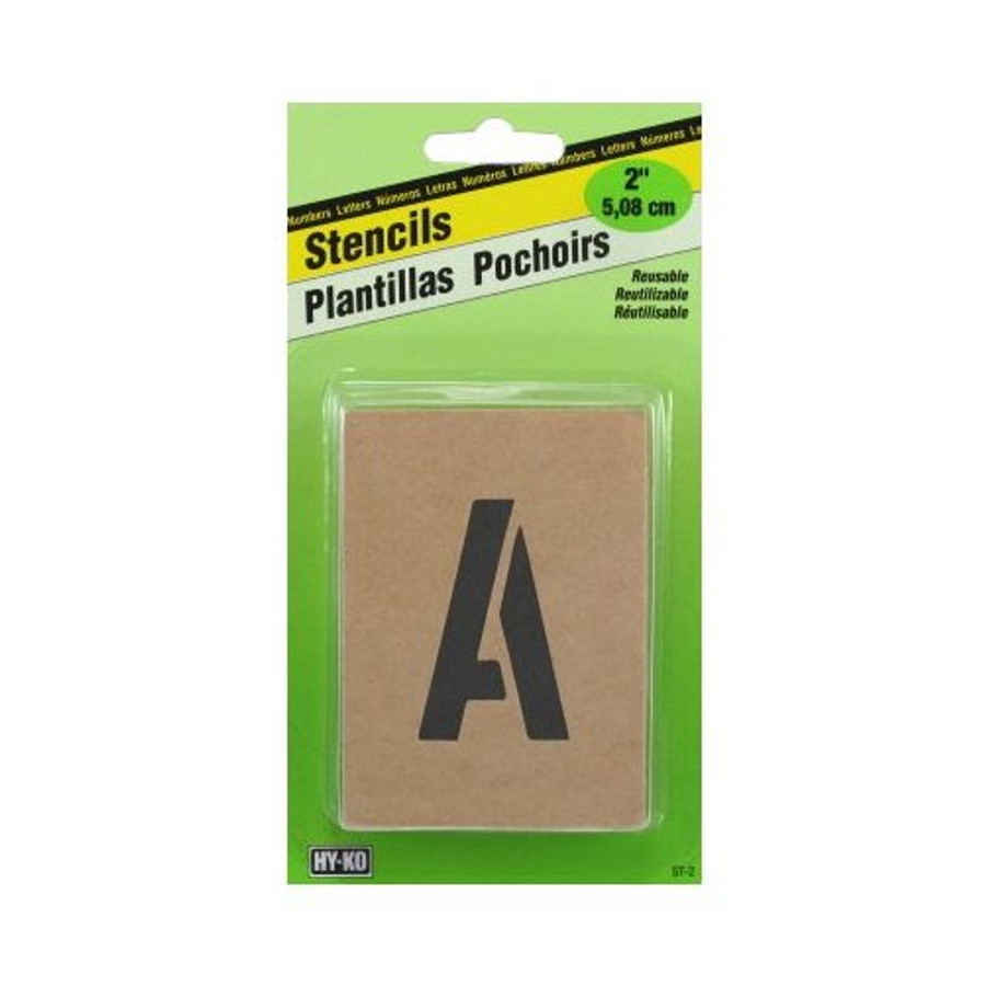 2" Reusable Oilboard Stencil Set (Letters & Numbers)