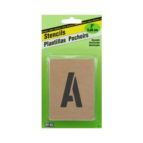 2" Reusable Oilboard Stencil Set (Letters & Numbers)