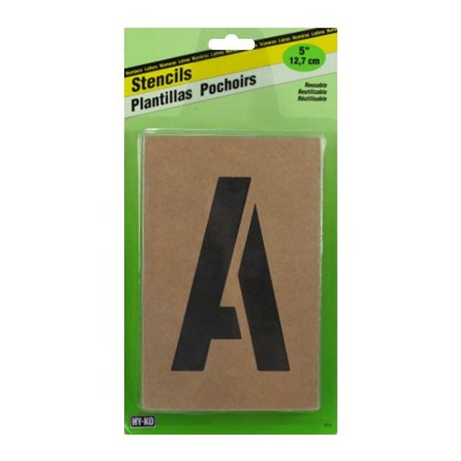 5" Reusable Oilboard Stencil Set (Letters & Numbers)