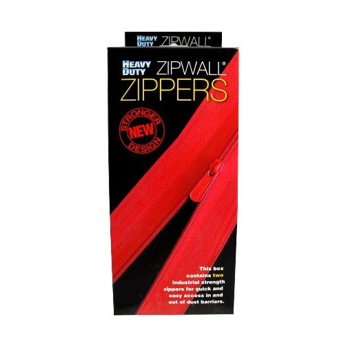 Zipwall Heavy Duty 7' Zippers w/ Sheeting Cutter (Pack of 2)