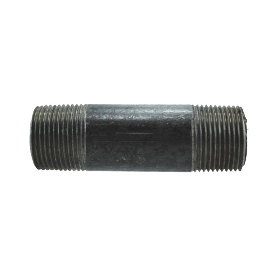 1-1/2" X 4" Black Pipe Nipple