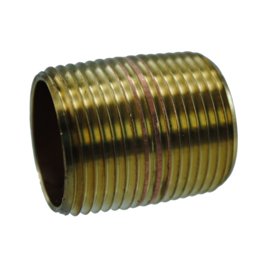 1/2" X Close Brass Pipe Nipple