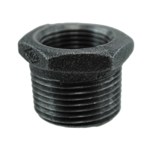 2" X 1-1/2" Black Pipe Bushing