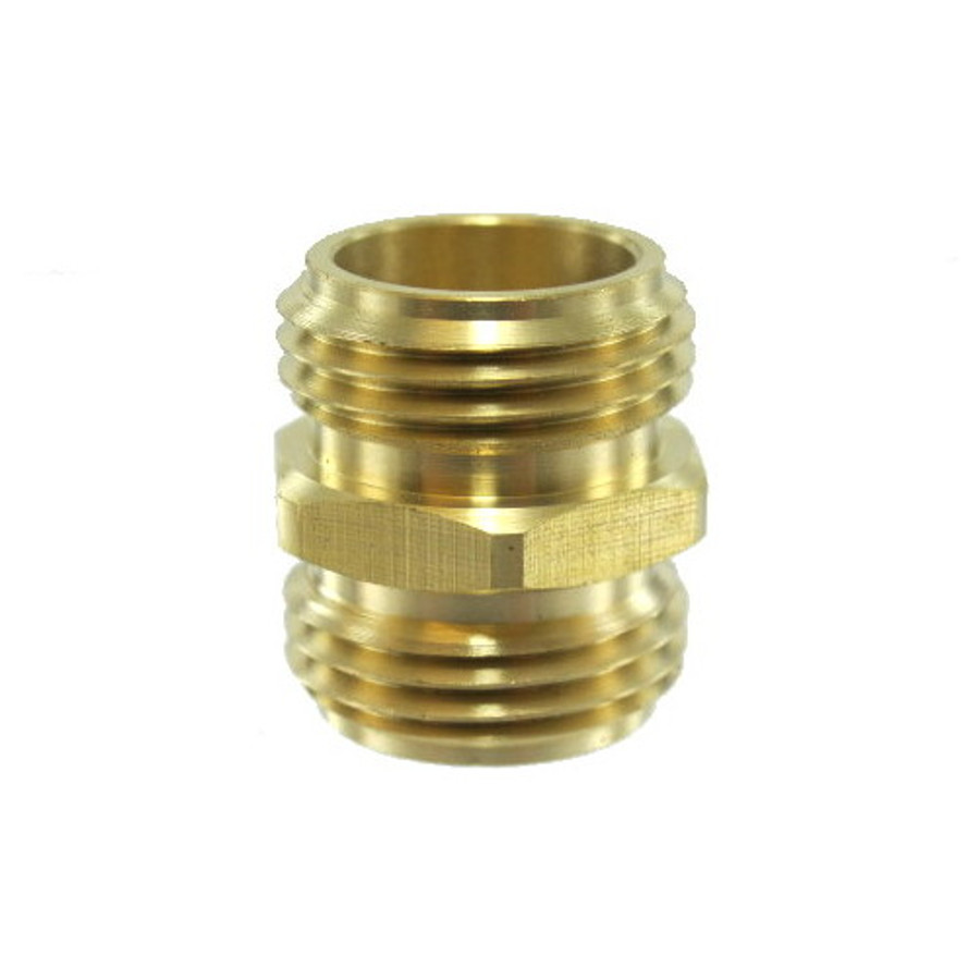 3/4" Male Hose X 3/4" Male Hose Brass Fitting