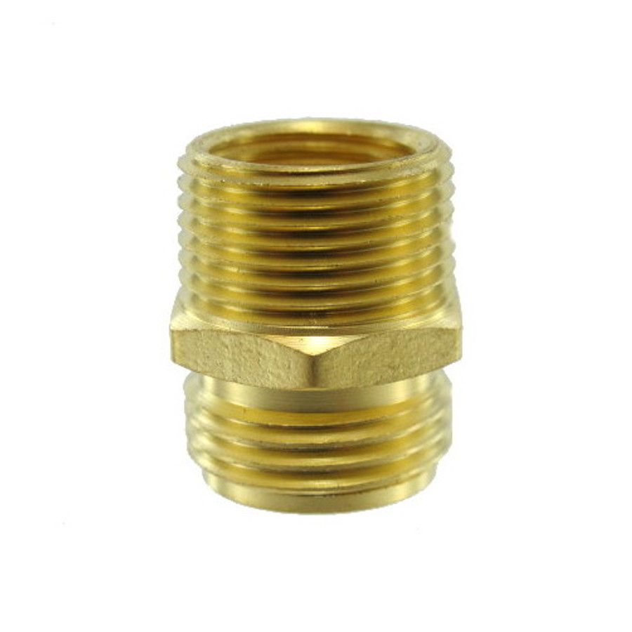 3/4" Male Hose X 3/4" Male Pipe Brass Fitting