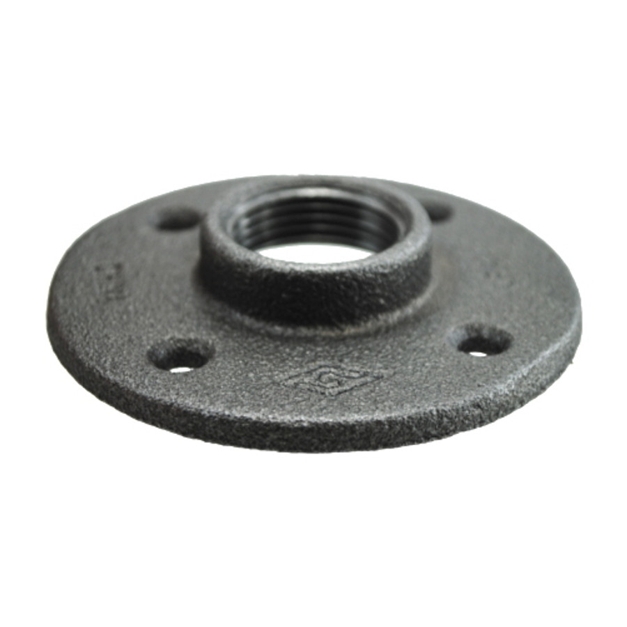 3/8" NPT Black Pipe Flange