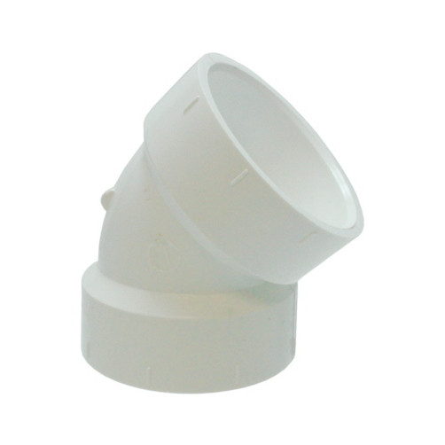 1/2" PVC Pipe 45 deg. Elbow (Slip X Slip)