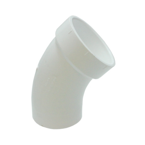 1-1/2" PVC Pipe 45 deg. Street Elbow (Slip X Slip)