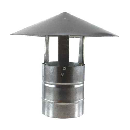 5" Galvanized Stove Pipe Shanty Cap