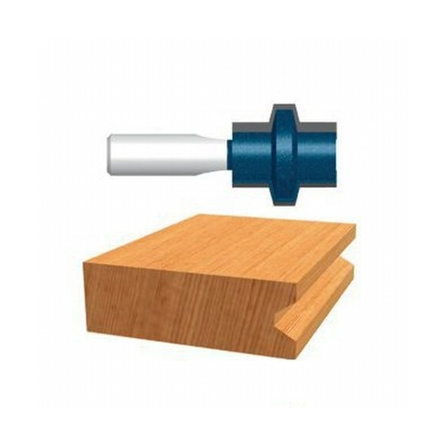 1-1/4" X 1-1/4" Carbide Tipped Wedge Groove Bit (1/2" Shank)