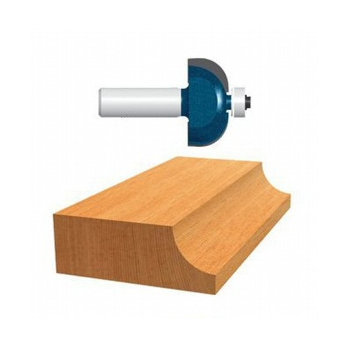 1/2" X 5/8" Carbide Tipped Cove Bit (1/4" Shank)