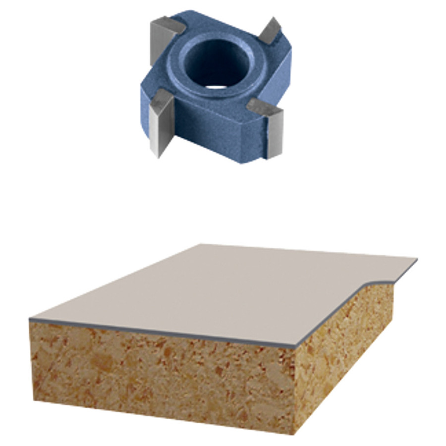 7/8" X 5/16" Carbide Tipped Four Flute Flush Trim Replacement Cutter Bit (5/16" Shank)