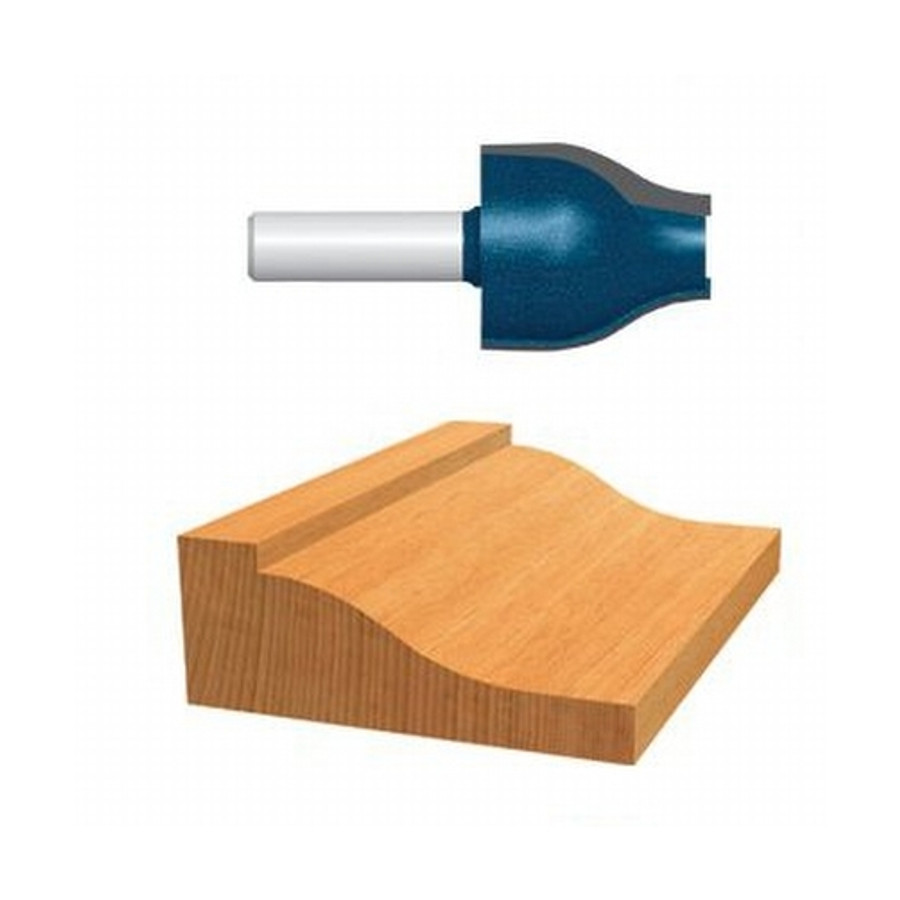 1-3/16" X 1-5/8" Carbide Tipped Ogee Vertical Raised Panel Bit (1/2" Shank)
