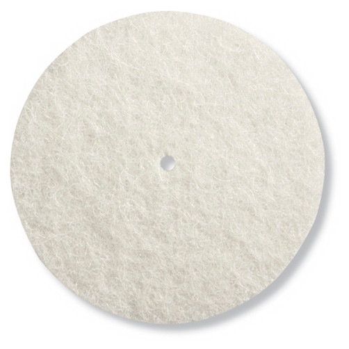 1" Felt Polishing Flat Wheel