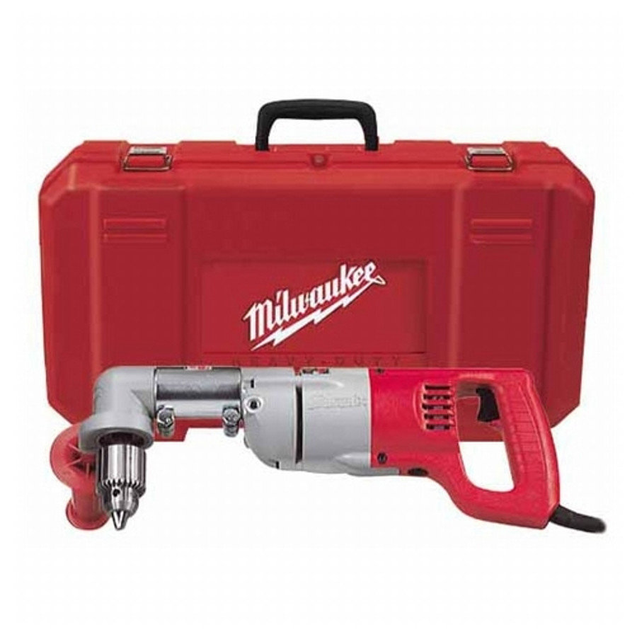 Milwaukee 1/2" Right Angle Plumber's Drill w/ D-Handle (Keyed Chuck)