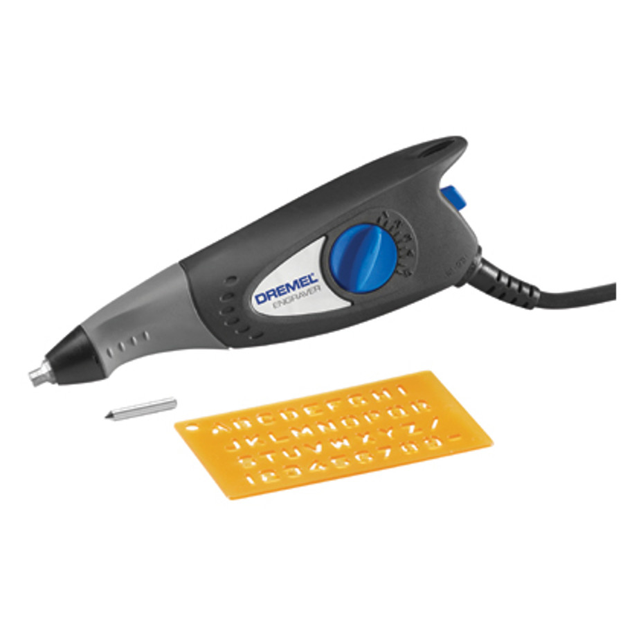 Dremel Electric Engraver w/ Dial Stroke Adjustment - Includes Letters and Numbers Template