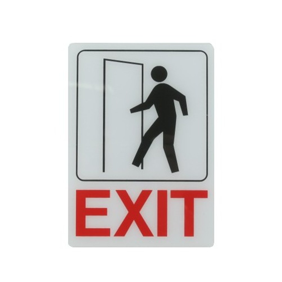 7" X 5" Deco "Exit" Plastic Sign