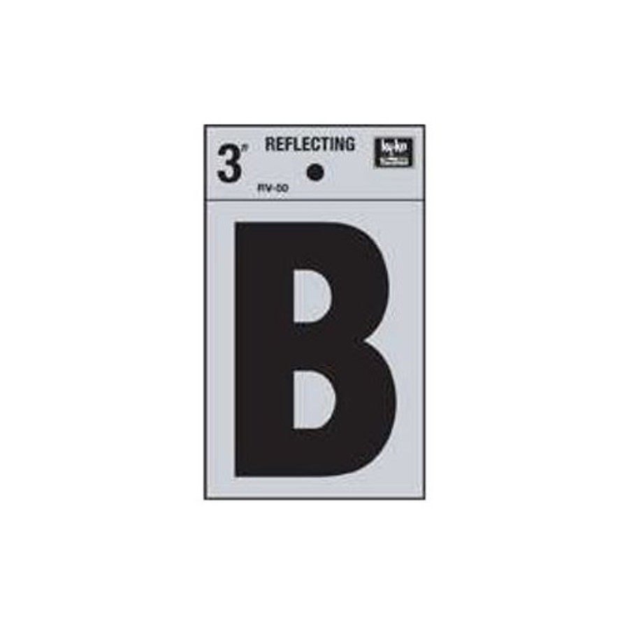 3" Reflective Letter "B"