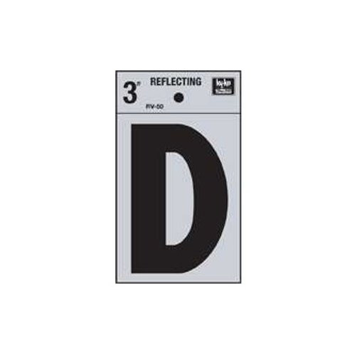 3" Reflective Letter "D"