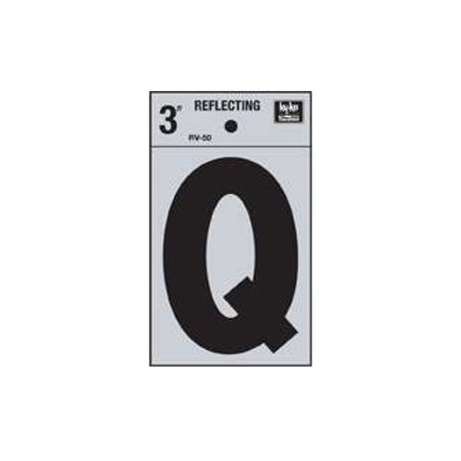 3" Reflective Letter "Q"