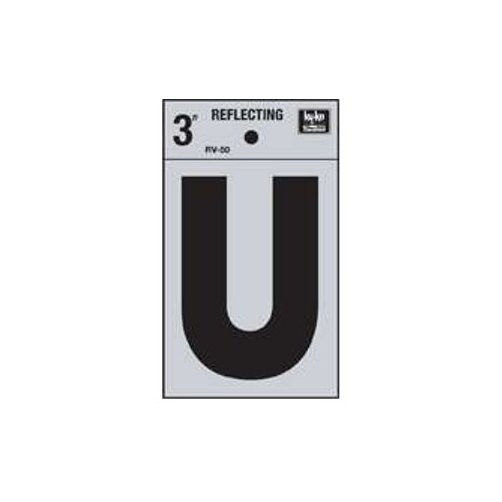 3" Reflective Letter "U"