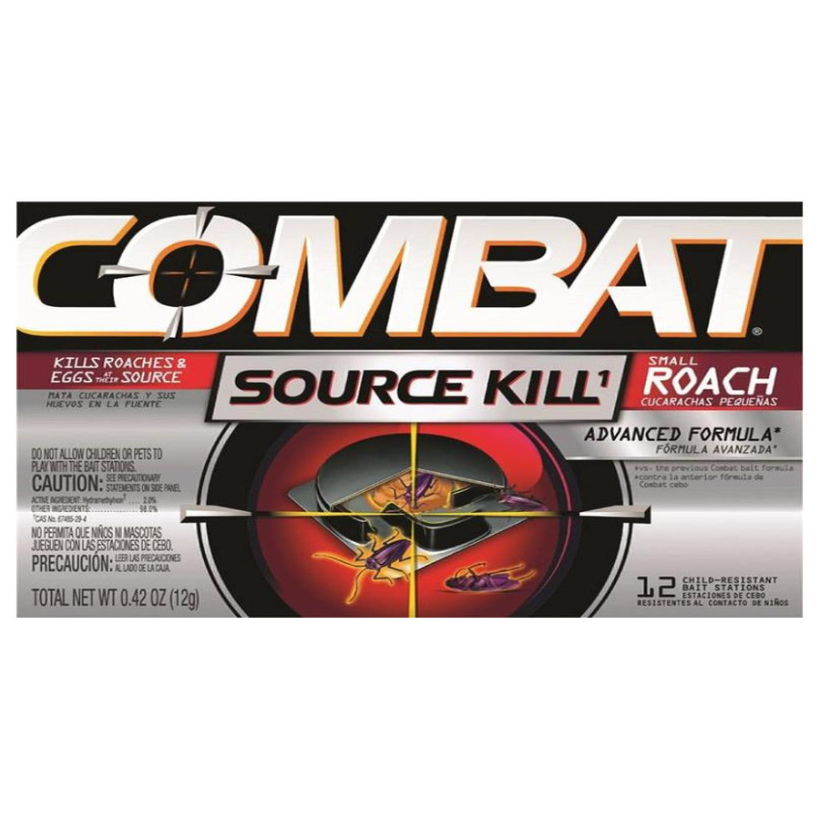 Combat Source Kill Small Roach Bait Trap (Pack of 12)