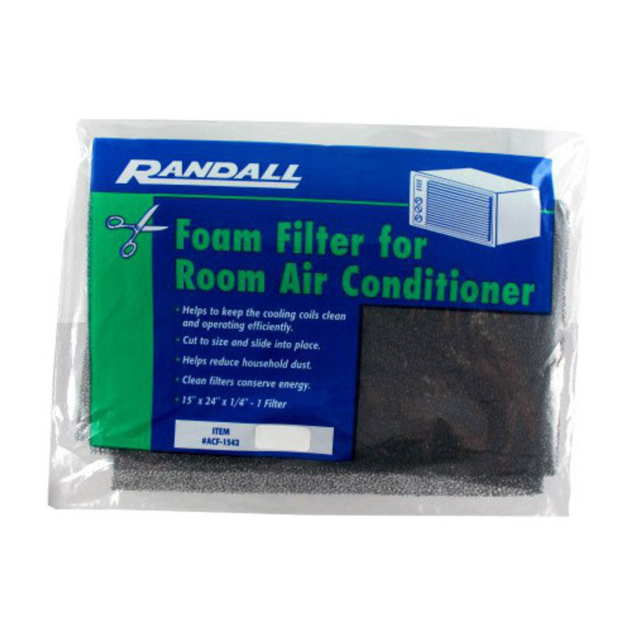 15" X 24" X 3/16" Foam Air Conditioner Replacement Filter