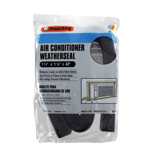 1-1/4" X 1-1/4" X 42" Air Conditioner Foam Weatherseal