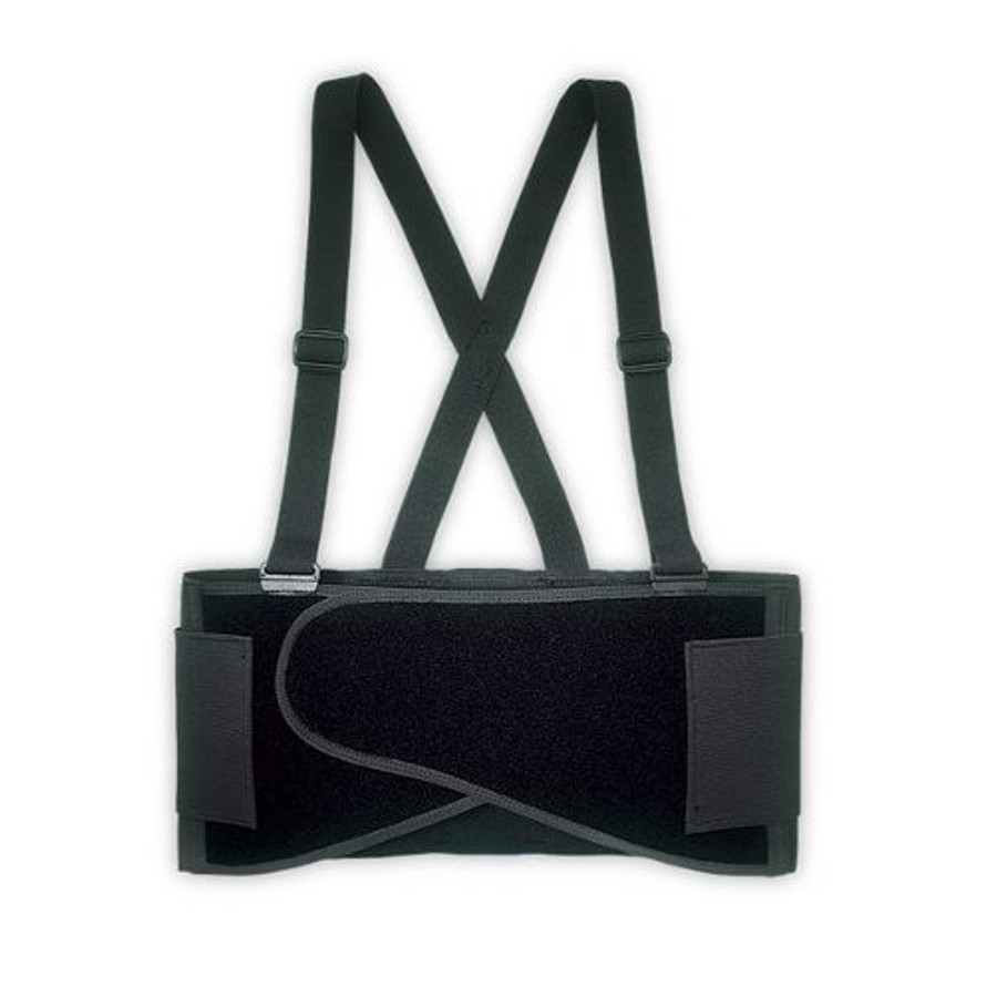 38" to 47" Waist Elastic Back Support Belt w/ Suspenders