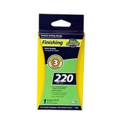 3" X 5" X 1" 220-Grit Jumbo Foam Sanding Block