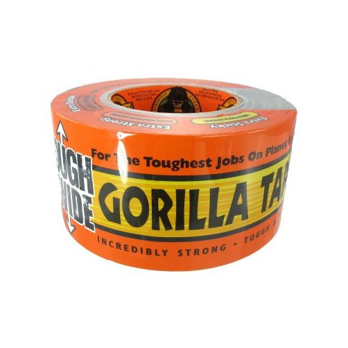 3" X 25 Yard Black Double Thick Adhesive Gorilla Tape