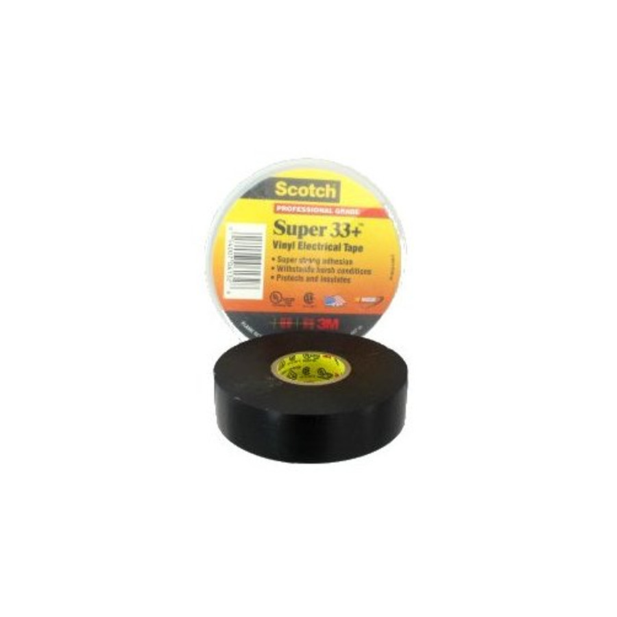 3/4" X 66' Super 33 Black Electrical Tape