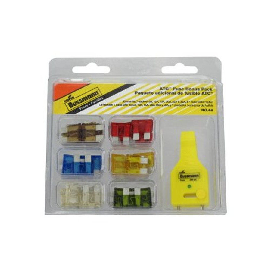 Assorted ATC Blade Fuses With Puller (Pack of 42)