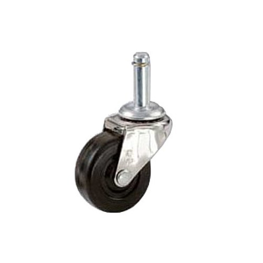 2" Rubber Friction-Grip Ring Stem Caster
