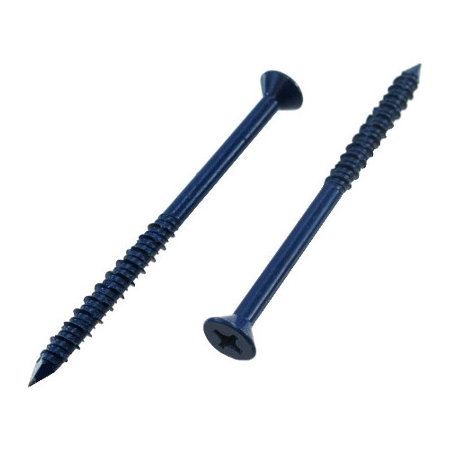 1/4" X 2-1/4" Flat Head Phillips Concrete Screws (Pack of 12)