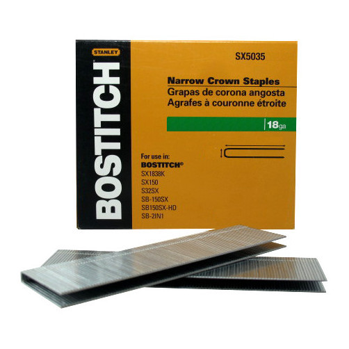 1/2" 18-Gauge Finish Staples (Box of 7,000)