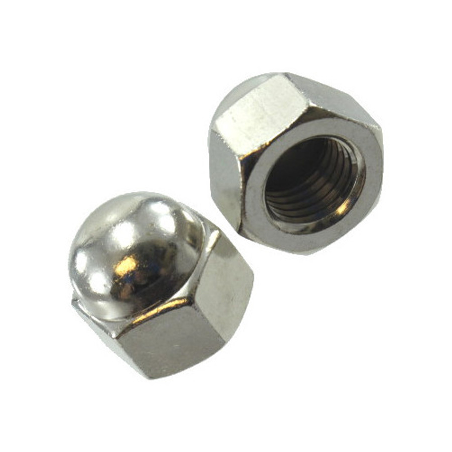6/32 Stainless Steel Cap Nuts (Box of 100)
