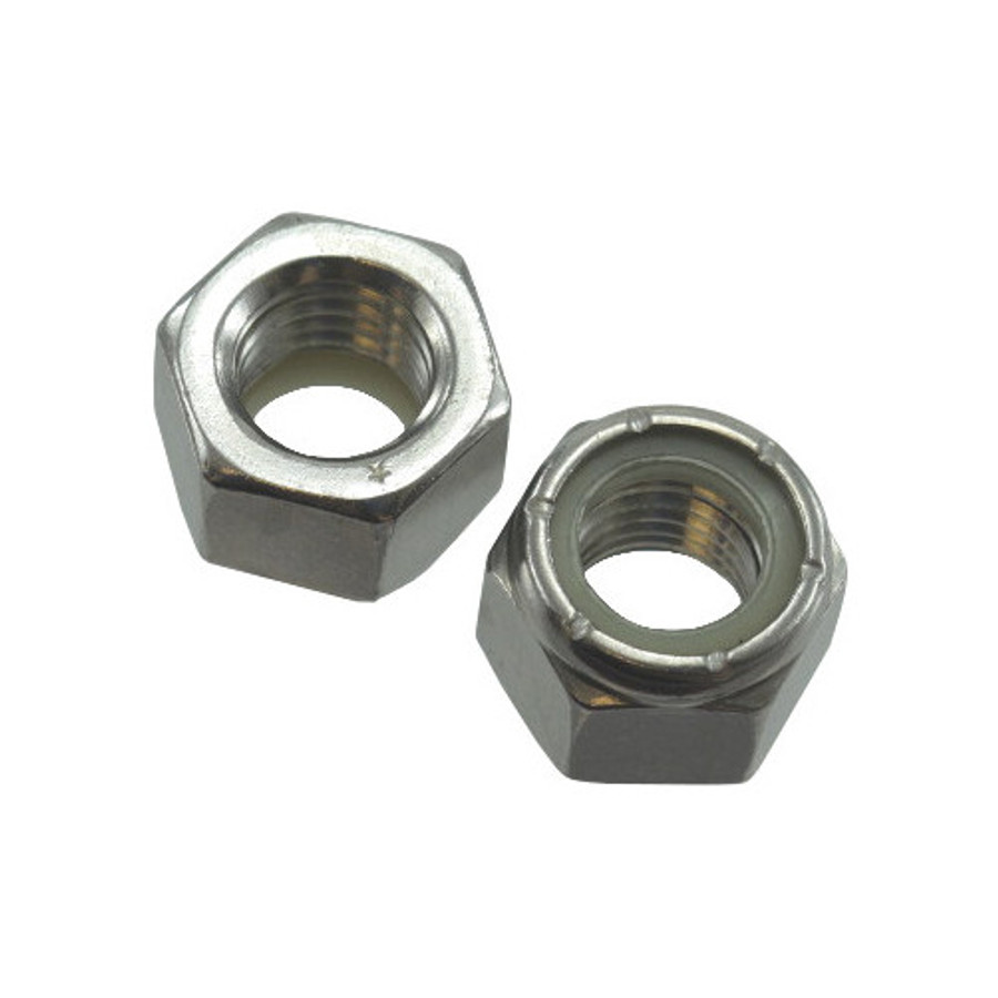 12/24 Stainless Steel Elastic Stop Nuts (Box of 100)