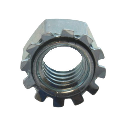3/8"-16 Zinc Plated Kep Lock Nuts (Box of 100)