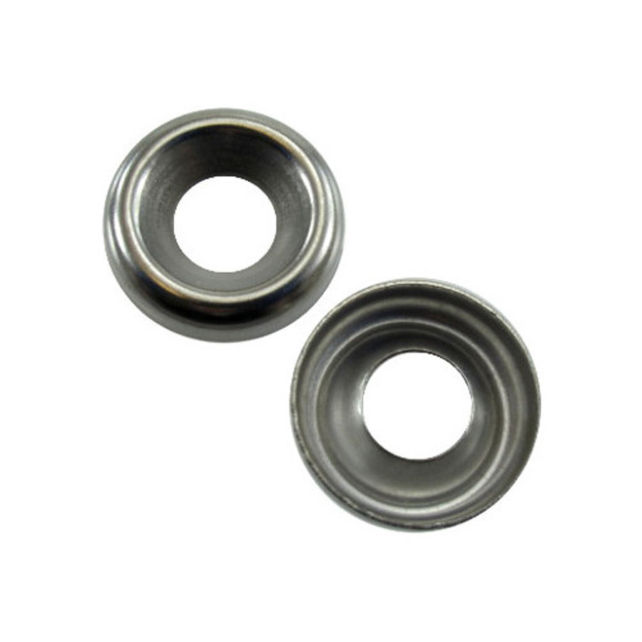 1/4" Stainless Steel Countersunk Finishing Washers (Pack of 12)