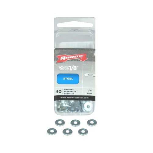1/8" Steel Back-Up Washers (Pack of 40)