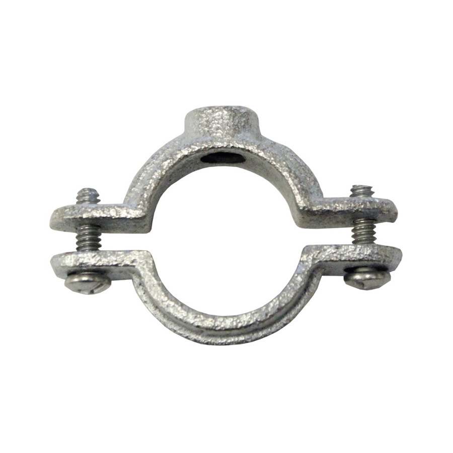 3/4" NPT (1" I.D.) Malleable Iron Split Ring 3/8"-16 Rod Hanger