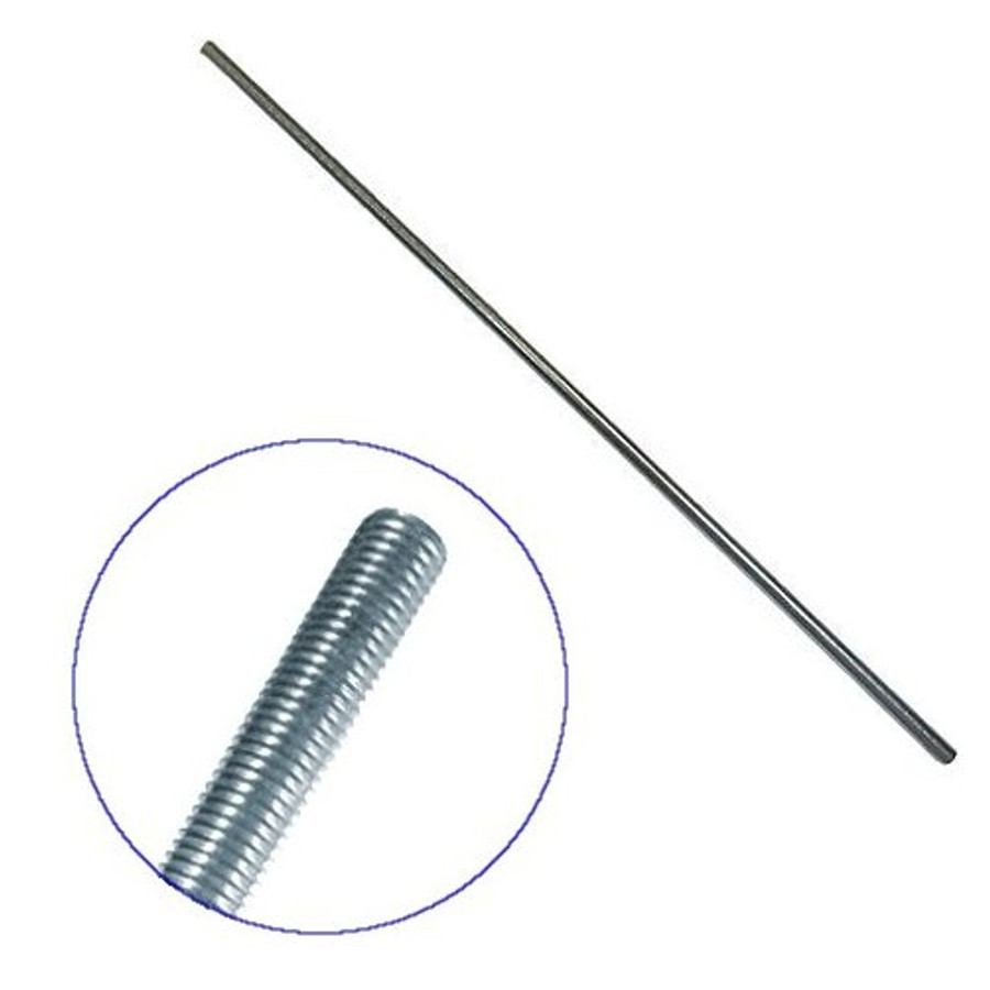 7/8"-9 X 6' Zinc Plated Threaded Rod - (Available For Local Pick Up Only)