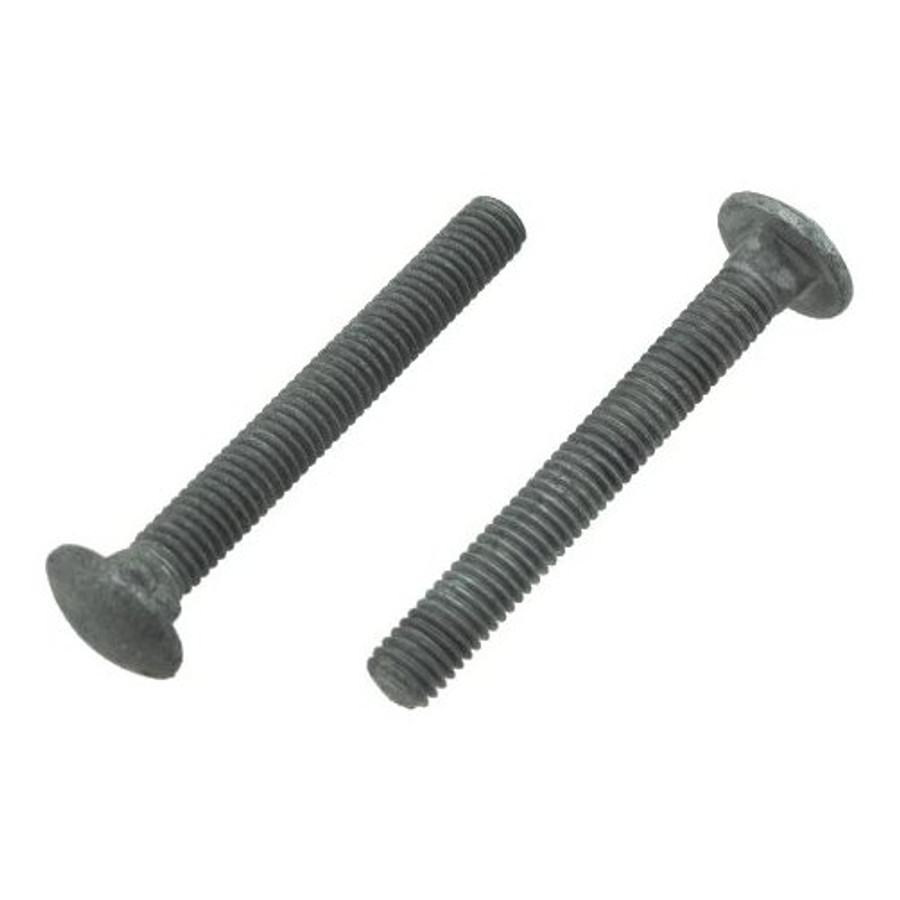 1/4"-20 X 3-1/2" Hot-Dipped Galvanized Grade 2 Carriage Bolts (Pack of 12)