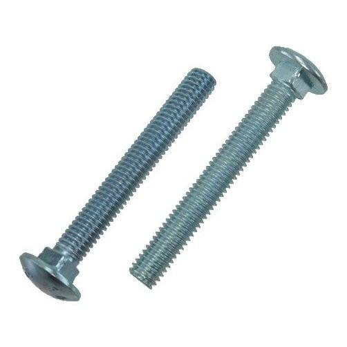 3/8"-16 X 3-1/2" Zinc Plated Square Neck Grade 2 Carriage Bolts (Pack of 12)