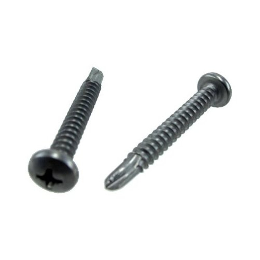 # 8 X 1" Stainless Steel Pan Head Phillips Drill & Tap Screws (Pack of 12)